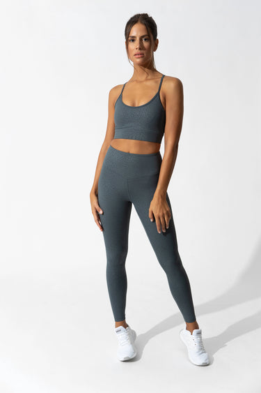 Elysium Charcoal Grey Leopard Top - Topíssima